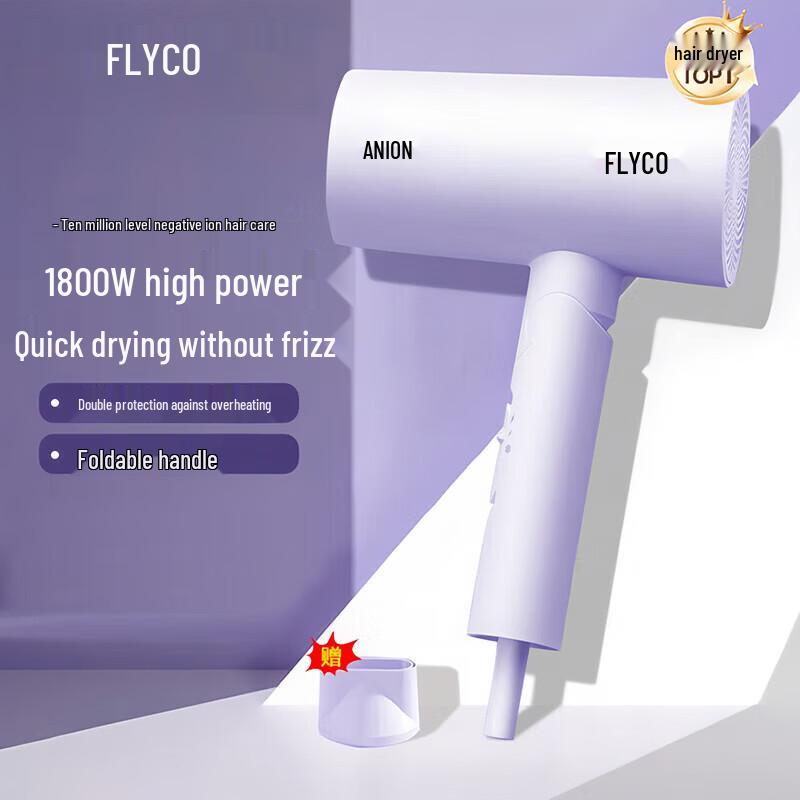 FLYCO Foldable Negative Ion Hair Dryer FH6277