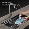 MICOE Stainless Steel Swan Neck Pull-Out Sink Faucet