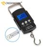 Electronic Scale LCD Display 110lb/50kg with Measuring Tape Electronic Balance Digital Fishing Hanging Hook Scale Fishing Gifts
