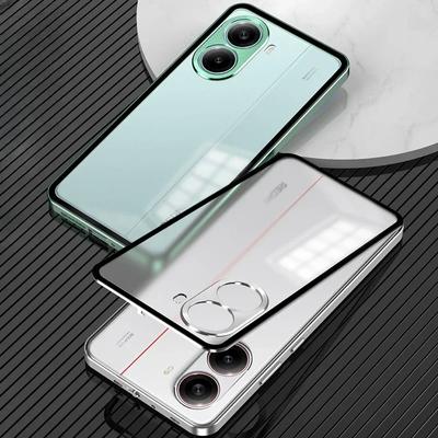 Для Redmi Turbo 4 алюминиевый сплав металлический каркас бампер + закаленное стекло задняя крышка чехол для Xiaomi POCO X7 pro противоударный жесткий чехол