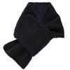 Silk Wool Fluffy Petite Navy Blue [Kinuya] 100% Lined, Double-Knitted, Blend, Scarf, SO7676, Silk, Wool, Simple, Women's, Men's, Autumn, Winter,