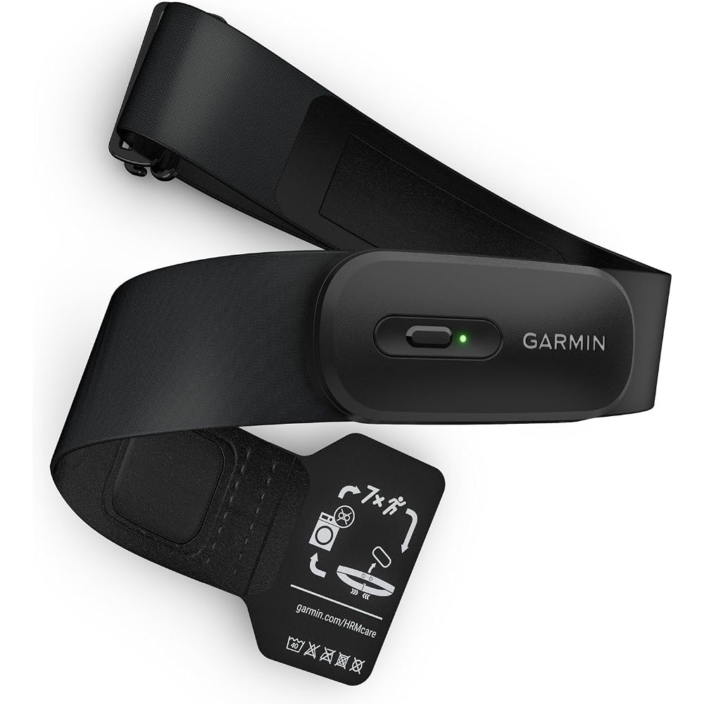Garmin HRM 200 Пульсометр M-XL Черный Регулируемый ремешок Фитнес-трекер