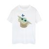 Star Wars Womens/Ladies The Mandalorian Butterfly Catching Cotton Boyfriend T-Shirt