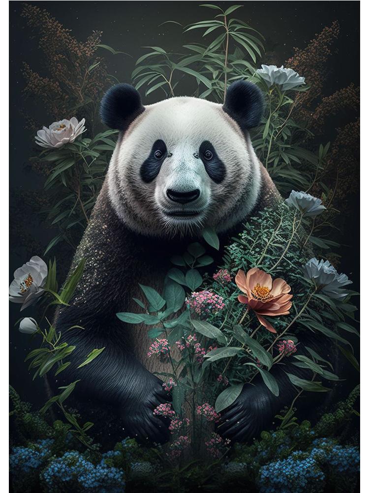 Винтажные животные в джунглях, цветы, холст, картина, печать плакатов, павлин, тукан, попугай, слон, обезьяна, настенная живопись, домашний декор для комнаты