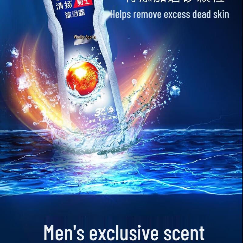 Clear Men Oil Control Sport Body Wash & Shampoo Set