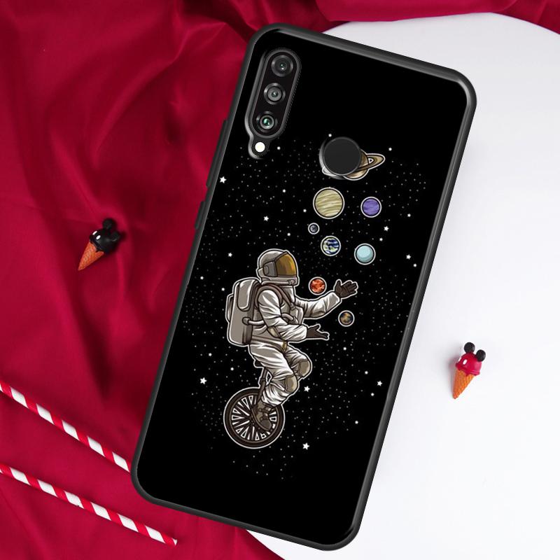 Эстетичный Космос Луна Астронавт Для Huawei Nova 9 SE 10 5T Y90 Y70 Y60 Y61 Y91 Y72 12i 12s 11i P60 Pro P20 P30 P40 Lite Чехол