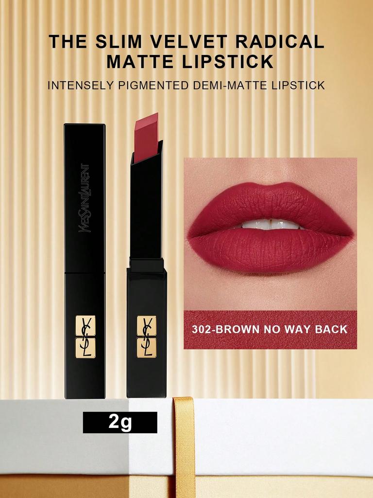 Yves Saint Laurent THE SLIM VELVET RADICAL Помада 2 г - Роскошный бархатно-матовый