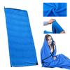 Portable Soft Thermal Fleece Sleeping Bag Outdoor Camping Tent Bed Travel Warm Ultra Light Polar Dirty-Proof Envelope Type Grab