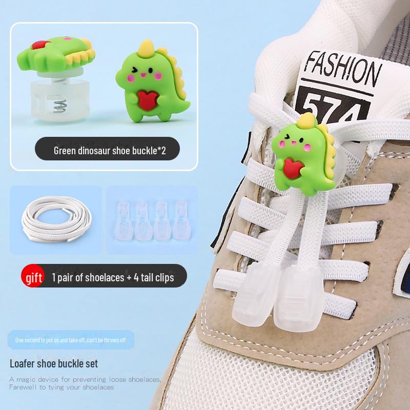 Детская пряжка для обуви без завязок с рисунком из мультфильма - декоративная застежка-пружинка