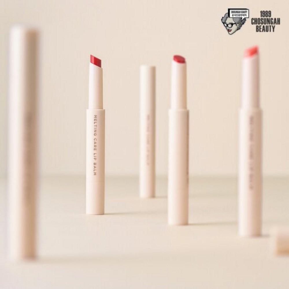 [Увлажняющий цвет] Бальзам для губ Chosungah Melting Care 1+1, 1,8 г, 1 шт.