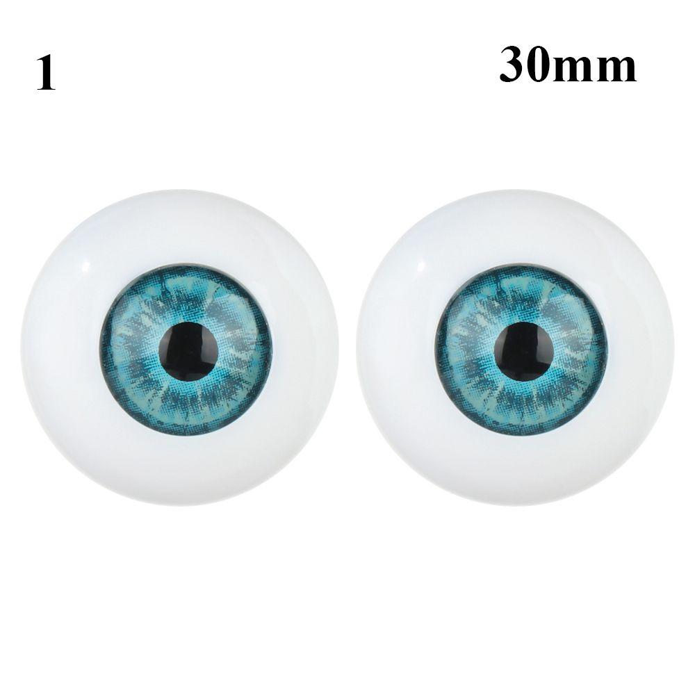 1 пара 24 мм 30 мм DIY Для BJD куклы Акриловые глаза Изготовление кукол Поделки Кукольный глаз Безопасная игрушка для животных