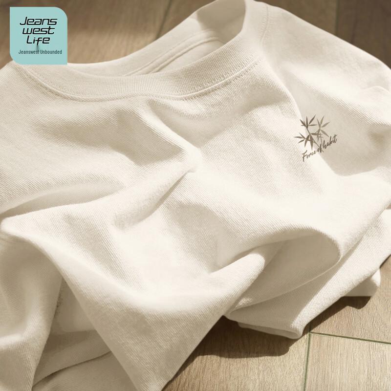 Мужская хлопковая футболка JEANSWEST LIFE с градиентным принтом