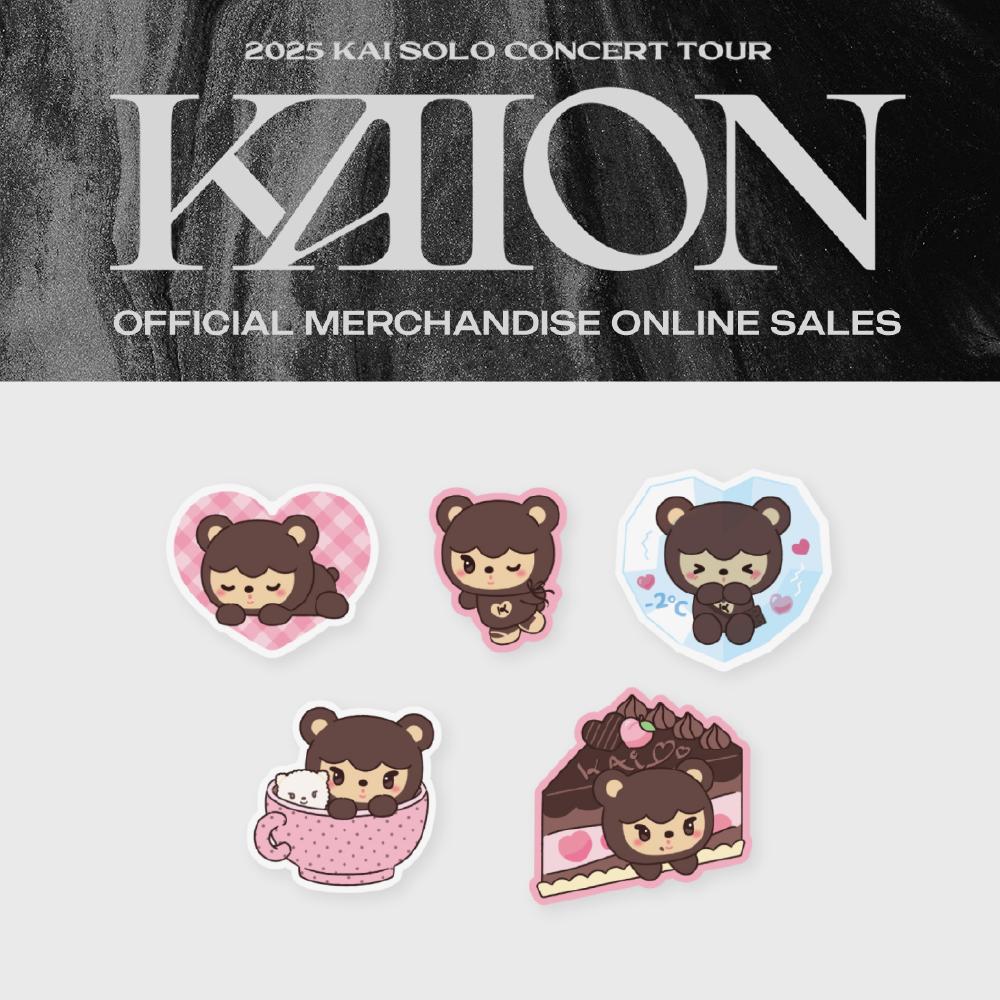 Предварительный заказ 2025 KAI Solo Concert Tour KAION Съемная наклейка