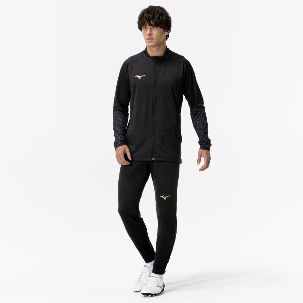 Mizuno Футбольная одежда PRO Тренировочные брюки, Легко двигаться, P2MDC035, Унисекс, Черный, Размер L