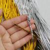 Wholesale Gold Silver Thread Gift Wrap Strings for Christmas Balls Pendents Ropes DIY Jewelry Making Price Tags Hanging Threads