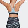 Adidas Спортивный бюстгальтер средней интенсивности для тренировок, женское нижнее белье, ярко-синий DX9239