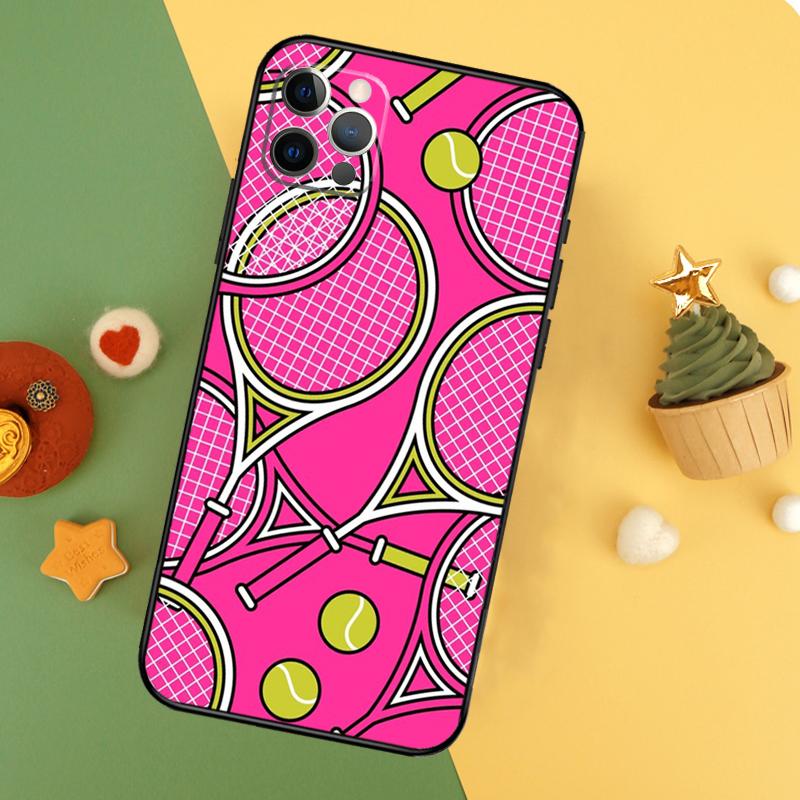 Спортивный чехол для телефона с рисунком теннисного мяча для iPhone 17 17Air 16 15 14 13 11 12 Pro Max 12 13 Mini 16E Ударопрочный чехол