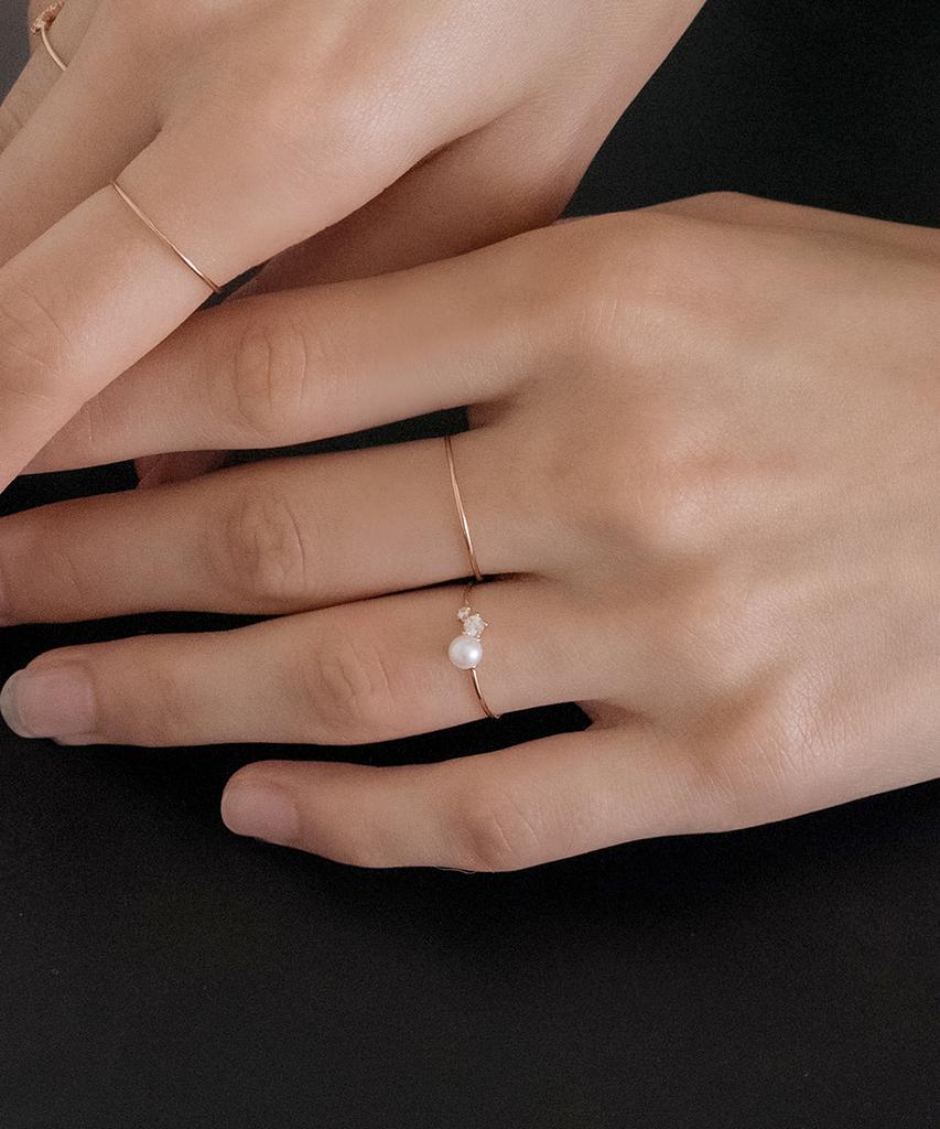 Mcel 14K Lucia Freshwater Pearl Ring
