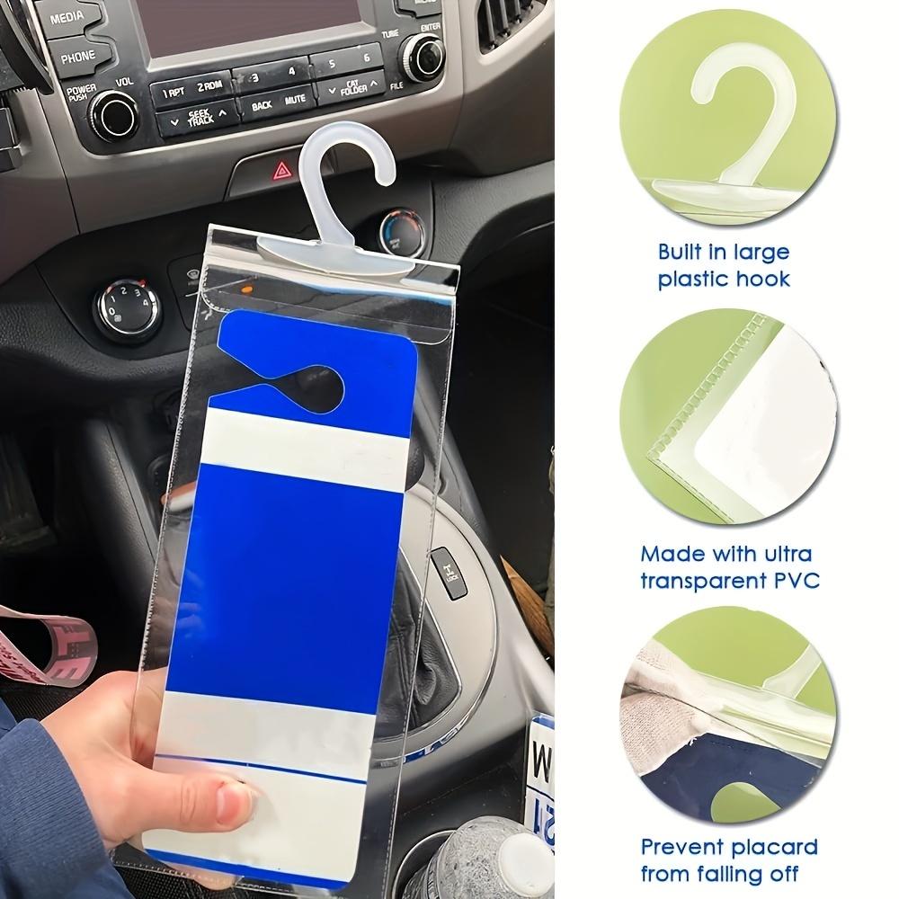 Keep Your Parking Placard Safe and Visible with This Ultra Transparent Placard Holder and Hanger