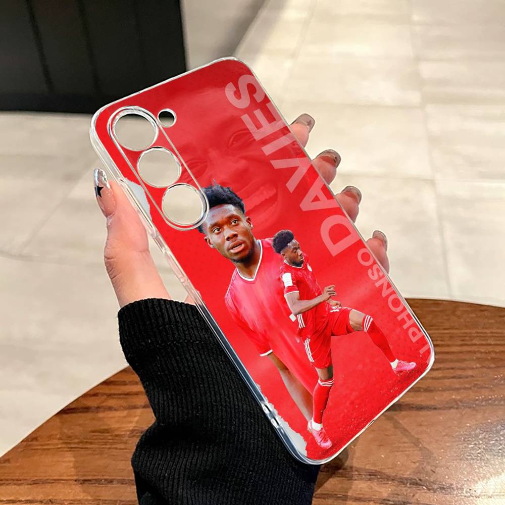 Чехол для телефона A-Alphonso Davies для Samsung A10, 12, 20, 21S, 30, 31, 40, 50, 51, 52, 70, 71 Прозрачная крышка