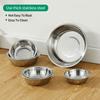 Large Capacity Stainless Steel Dog Bowl For Dish Water Dog Food Bowl Pet Puppy Cat Bowl Feeder Feeding Durable Pet Supplies