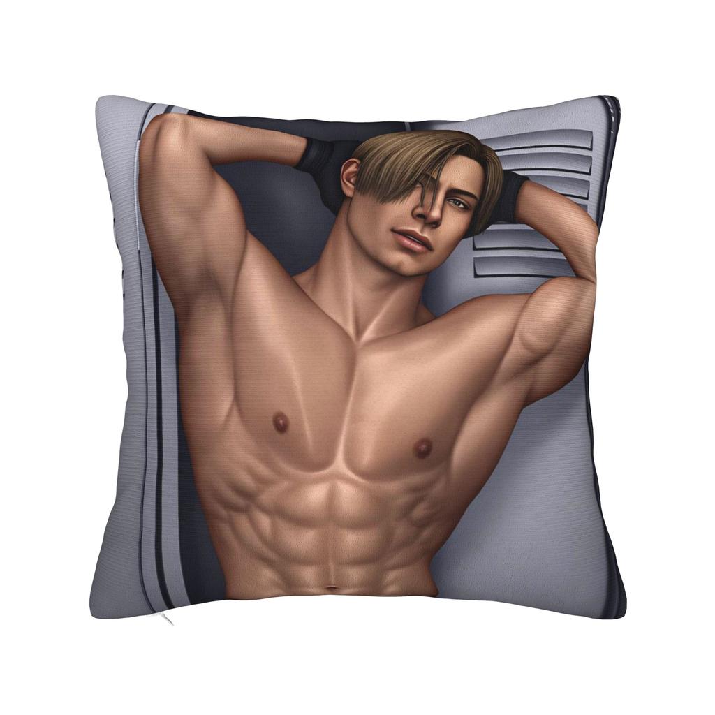 Pillow Cover Leon Kennedy Morden Pillow Case For Living Room Chair Pillowcases