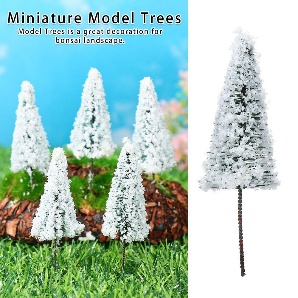 Railroad Decoration Building Landscape Accessories Artificial Scenery Trees Miniature Flower Tree
