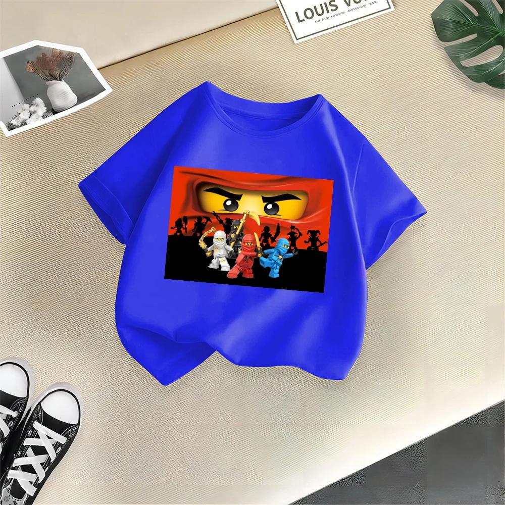 Летняя красивая детская хлопковая футболка Повседневная футболка с круглым вырезом для мальчиков и девочек Stumble Guys игры живая детская одежда