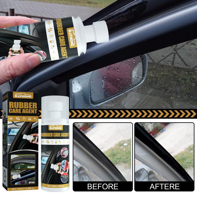 Car Rubber Curing Agent Renovator Care Spray Auto Liquid Wax Polishing Agent Care Agent Car Cleaner Protective Agent Car Care