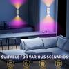 Rechargeable Atmosphere Light Smart Induction Wall Lamp Motion Sensor LED Night Light Bedside Lamp for Room Bar Decoration