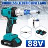 Electric Rivet Guns 3.0-5.0mm Brushess Automatic Cordless Rivet Nut Guns Drill Insert Riveting Tool With 6000mAh Battery AC 110-240V