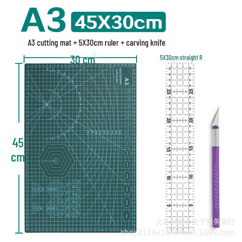 Утолщенный двухсторонний блокнот для резки - форматы A2, A4, A5, доска для ручной резки и художественной резьбы
