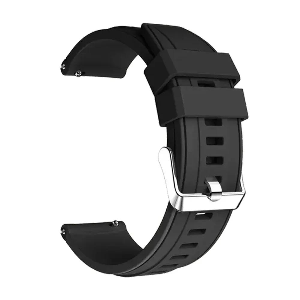 Силиконовый ремешок 20/22 мм для AMAZFIT BIP 6 5 BALANCE/Active 2 GTR/GTS 4 3 2 CHEETAH Спортивный браслет Для Garmin Forerunner 265 Ремешок