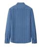 Мужская рубашка в стиле business casual с длинным рукавом и модной полоской