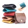 Leather Coin Purse Cowhide Mini Wallet Storage Pocket Bag