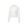 Li Ning однотонная свободная футболка с длинным рукавом женская топы Off-White AHST156-1