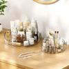 Cosmetics Rotary Storage Box Acrylic Transparent Makeup Flat Storage Rack Desktop Dressing Table Storage Rack