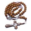 Handmade Round Bead Catholic Rosary Quality Bead Necklace Religious Pendants