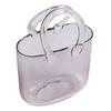 62KD Clear Glass Vase Fish Vase Bucket Decorative Flower Pot Desktop Ornaments for Home Festival Wedding Decoration