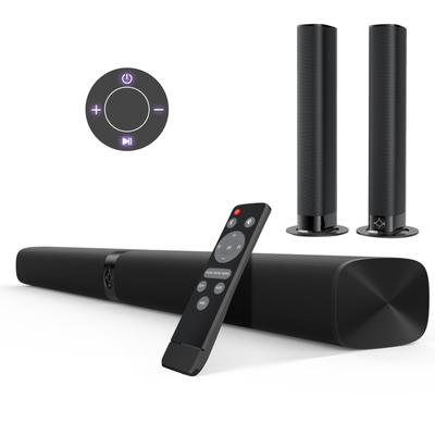 HolyCrab Soundbar 2 в 1 Съемный динамик для телевизора Bluetooth Soundbar для телевизоров Проводной беспроводной Soundbar с усилением громкости и режимом эквалайзера