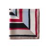111 silk small square scarf women's spring and summer thin striped mulberry silk scarf versatile simple high-end neck scarf
