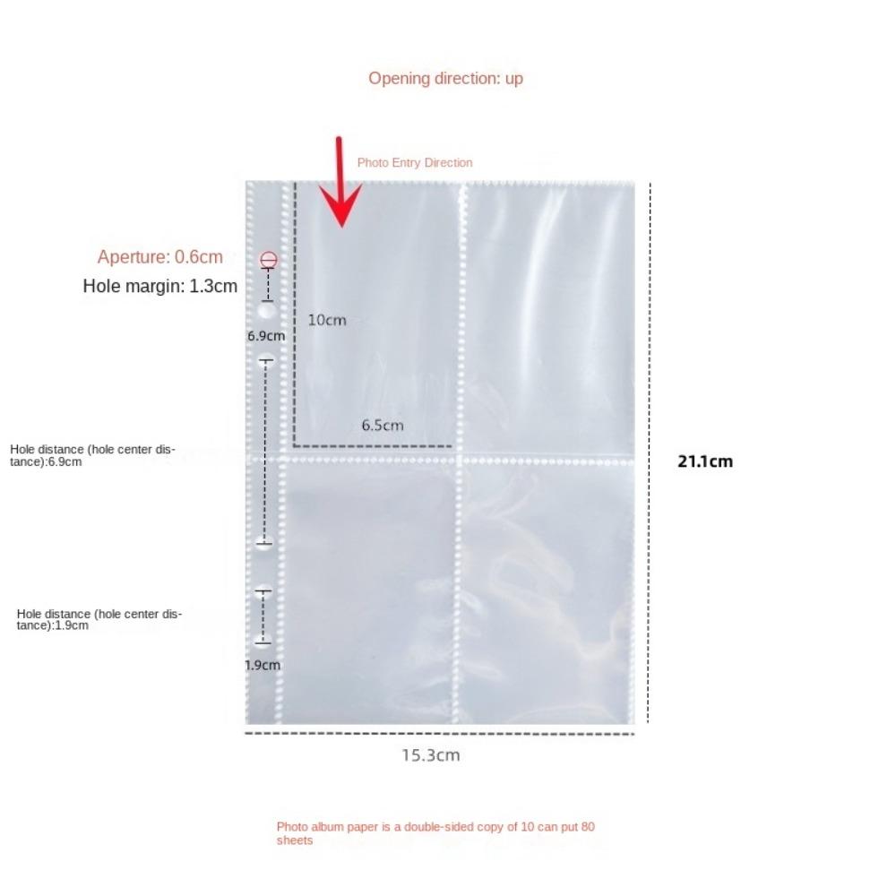Новый ПУ Фотоальбом Серебристый Цвет На Разъемных Листах Держатель Фотокарточек Устойчивый к Износу Водонепроницаемый Держатель Карточек для Идола Маленькая Карточка