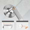 Комплект дверных ручек-шаров с замком, замок с ручкой-скобой, замки для дверей безопасности и приватности с 3 ключами для спальни, гостиной, прихожей