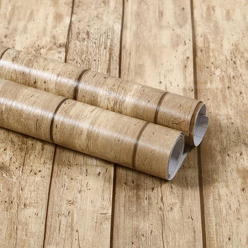 40СМ X 3М Наклейки для реставрации мебели Самоклеящиеся наклейки с текстурой дерева Обои Шкафы Деревянные двери Столешницы Водонепроницаемые