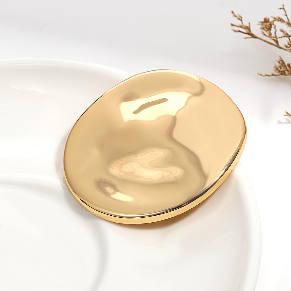 Модная женская брошь нестандартной формы, сложенная круглая, металлическая булавка, золото, серебро, цвет броши, аксессуары, ювелирные изделия для вечеринок, подарок