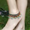 New Bohemian Starfish Dolphin Beads Bell Anklets For Women Boho Stone Beads Sandals Chain Ankle Bracelet On The Leg Foot Jewelry