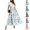 Women's Flowy Dresses Women's Summer Dresses Casual Short Sleeve Maxi Dresses Formal Maxi Dresses