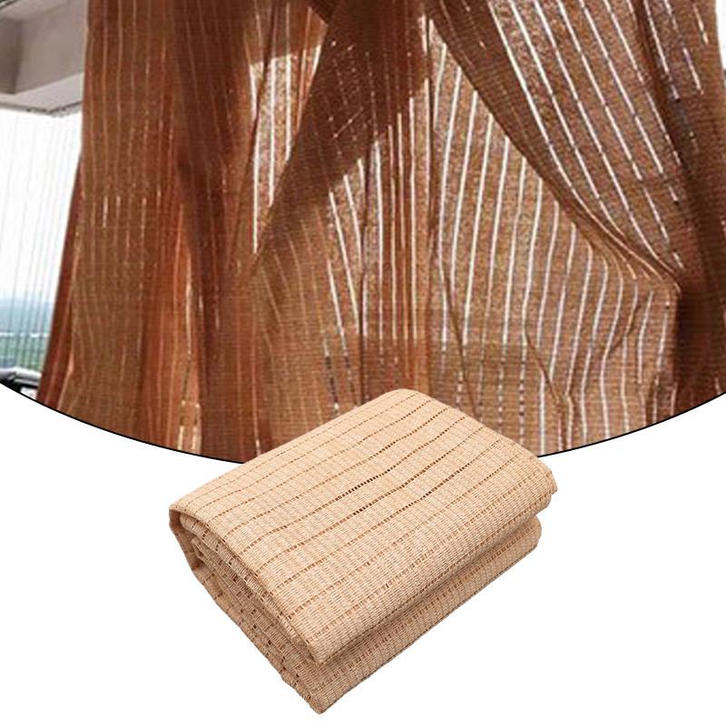 Outdoor Terrace Shading Net HDPE Beige Mesh Plant Shed Sun Cover for Garden Sunscreen Shielding Awning Cloth