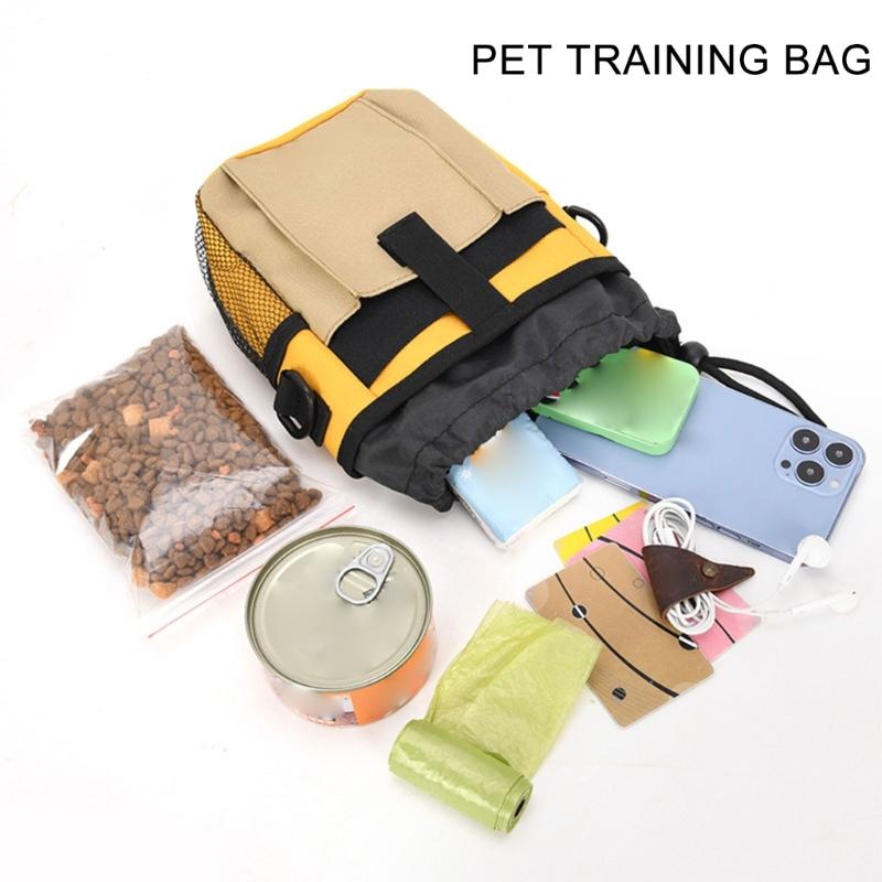 Dog Training Bag Adjustable Pet Treat Pouch Outdoor Walking Bag Pet Supplies Treat Waist Bag Pet Outdoor Treats Bag