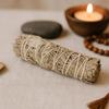 White Sage Smudge Stick With Blue Sage 10cm